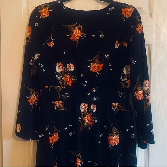 Moon River Floral Kimono Open Dress - Picture 10 of 12